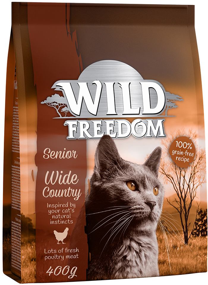 Wild Freedom krmivo Senior Wide Country s drůbežím masem 400 g