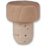 Korková zátka přírodní Griff s dřevěnou hlavou 35/15x30/19 – Hledejceny.cz