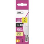 Emos LED žárovka Classic Candle 8W E14 teplá bílá – Zboží Živě