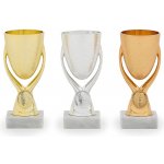 Pohár EKONOM výška 15 cm zlatý – Sleviste.cz