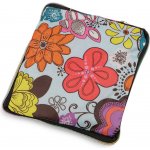 Prima-obchod Skládací nákupní taška se zipem pevná 38x44 cm 28 modrá ledová květy – Zboží Dáma