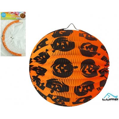 Lampion 25cm kulatý dýně potisk LUMA – Sleviste.cz