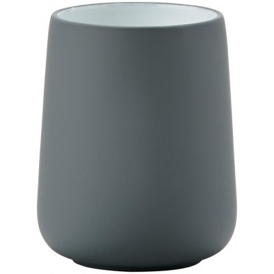 ZONE Kelímek na zubní kartáčky porcelánový grey NOVA ONE – Zboží Dáma