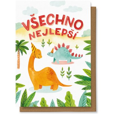 Chaukiss Všechno nejlepší - dinosauři – Zboží Dáma