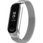 BStrap Milanese Small řemínek na Xiaomi Mi Band 3/4, silver SXI005C12 – Hledejceny.cz