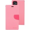Pouzdro a kryt na mobilní telefon Apple Pouzdro MERCURY Fancy Diary Apple iPhone 11 růžové