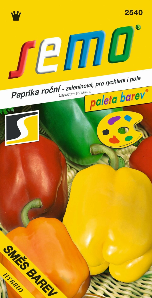 SEMO Paprika setá 'Směs barev F1' 15 s sladká