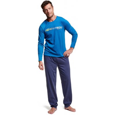 Esotiq & Henderson 37300 Worth pyžamo dlouhé modrá – Zboží Mobilmania