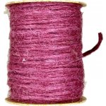 Jutový provázek GoGreen Twist – malinově růžový 2mm × 10m – Sleviste.cz