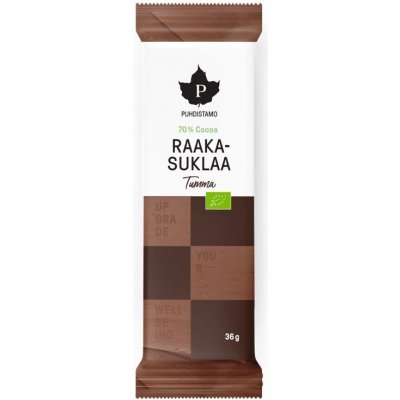 Puhdistamo RAW Čokoláda hořká 70% Tumma 36 g – Zboží Mobilmania