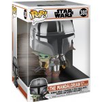 Funko Pop! Star Wars The Mandalorian Mandalorian with Baby Yoda 25 cm Super Sized – Hledejceny.cz