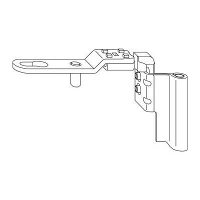 WINKHAUS otočný ložiskový pant DL.K.20-13.RS 12/20-13V 130kg pravé stříbrné – Hledejceny.cz