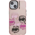 Karl Lagerfeld IML Multi K&CH Heads kryt pro iPhone 15 - růžový 57983125086 – Zboží Mobilmania