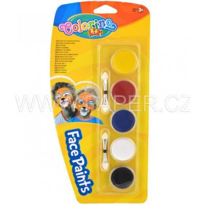 Obličejové barvy Colorino 6 barev – Zboží Dáma