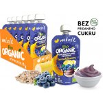 Mixit BIO kapsička Čtyřzrnná vločková kaše Banán a Borůvka 110 g – Zboží Dáma