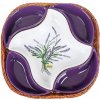 mísa a miska Banquet miska v košíku Lavender 5 dílů OK 28 cm