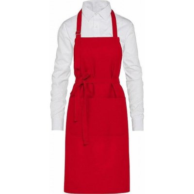 SG Accessories Bistro Ex JASSZ Bistro Hrubá keprová zástěra Lisbon s velkou přední kapsou Červená – Hledejceny.cz
