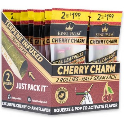 King Palm Rollies palmový blunt cherry charm 2 ks – Zboží Dáma