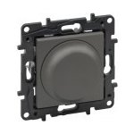 Stmívač otočný Niloé Step ocelová 300W Legrand 863452B – Hledejceny.cz