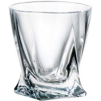 Crystalite Bohemia Sklenice na whisky Quadro 340ml 6ks