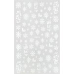 BIO NAILS Nálepka Vánoce F894 bílá – Zboží Mobilmania