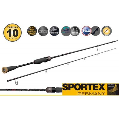 SPORTEX X-Act Trout SpooN 1,95 m 0,2-7 g 2 díly – Sleviste.cz