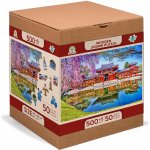 WOODEN CITY Dřevěné Chrám Byodo-in Kjóto Japonsko 2v1 EKO 505 dílků – Zboží Dáma
