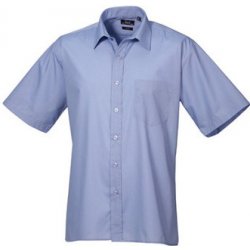 Premier Workwear pánská košile s krátkým rukávem PR202 midblue