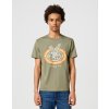 Pánské Tričko Wrangler pánské triko Americana Tee 112355035 Dusty Olive