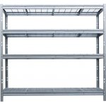 Majster Regál Bullrack Rivet 200 x 210 x 60 cm 4 policei zinek – Zboží Mobilmania