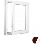 ALUPLAST Plastové okno jednokřídlo bílé 50x90 Levé, Dvojsklo – Hledejceny.cz