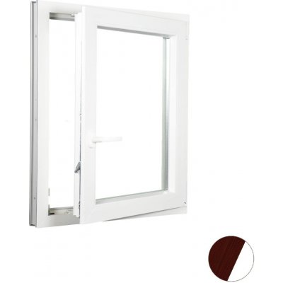 ALUPLAST Plastové okno jednokřídlo bílé 50x90 Levé, Dvojsklo – Hledejceny.cz