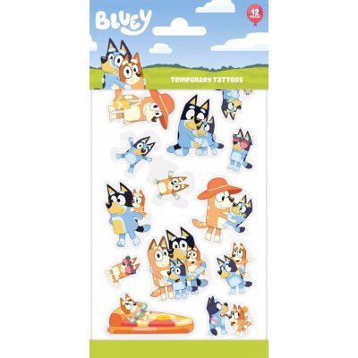Totum Sada tetování dočasné, Bluey – Zboží Mobilmania