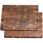 Dellinger Oboustranné akáciové prkénko 485x356x38 mm frézované – Zboží Dáma