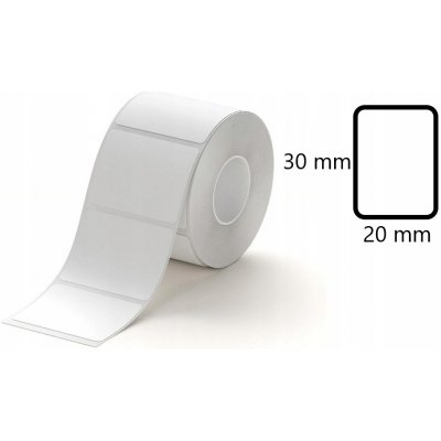 Niimbot štítky R 30x20mm 320ks pro B21, B3S, B1 bílé – Zboží Dáma