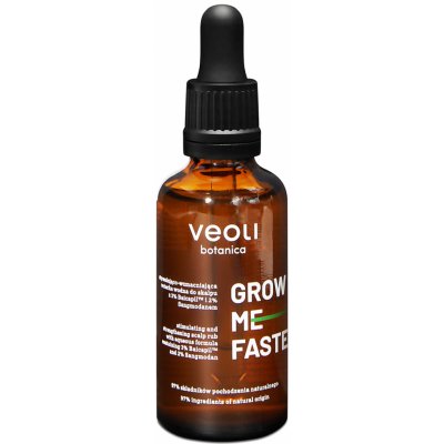 Veoli Botanica Grow The Faster stimulující a posilující tonikum pro vlasovou pokožku 50 ml