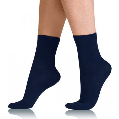Bellinda dámské bavlněné ponožky s pohodlným lemem COTTON COMFORT SOCKS tmavě modrá