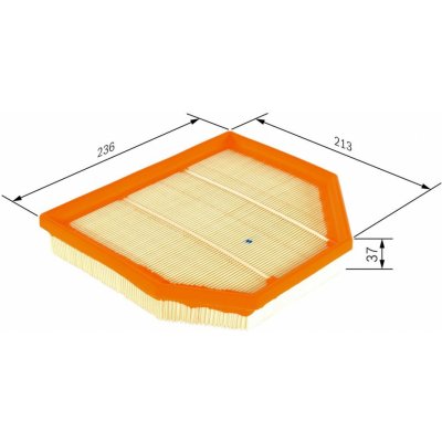 Vzduchový filtr BOSCH F 026 400 509 – Hledejceny.cz