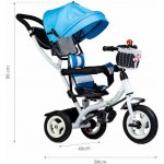 Eco Toys se střechou a vodící tyčí modrá – Zboží Dáma