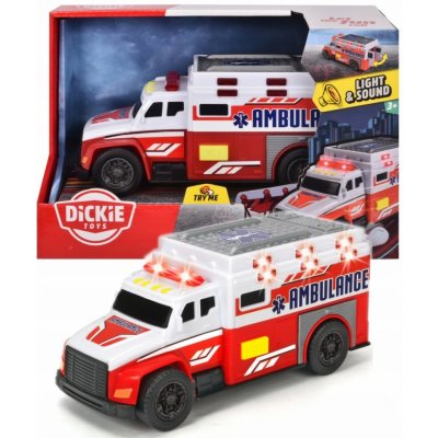 Dickie Action Series Ambulance 15 cm světlo zvuk – Zbozi.Blesk.cz