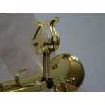 Trumpetová lyra - notový držák, uchycení na ústnici (eso) – Sleviste.cz