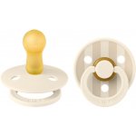 Bibs dudlíky kaučuk Colour Pin 2 ks Ivory vanilla mix – Zboží Dáma