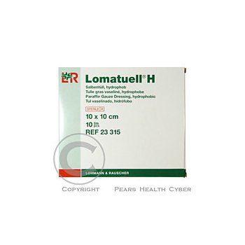 Lomatuell H Tyl mastný sterilní 10 x 10cm 10 ks