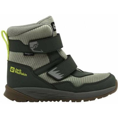 Jack Wolfskin POLAR BEAR-B TEXAPORE MID VC J Zelená Světle zelená – Zboží Mobilmania