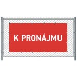 Jansen Display Standardní banner na plot 300 x 140 cm K pronájmu čeština Červené – Zbozi.Blesk.cz