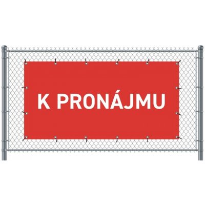 Jansen Display Standardní banner na plot 300 x 140 cm K pronájmu čeština Červené – Zbozi.Blesk.cz