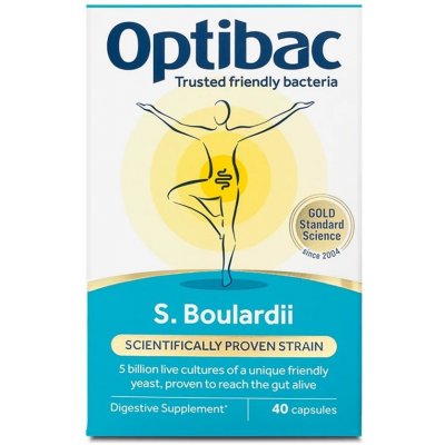 Optibac Saccharomyces Boulardii 40 kapslí – Hledejceny.cz