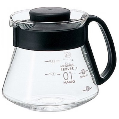 Hario V60-01 RANGE SERVER MICROWAWE skleněná konvička objem 360ml – Zboží Mobilmania