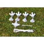 Garthen 384 Zahradní párty stan modrý 3 x 3 m – Zboží Mobilmania