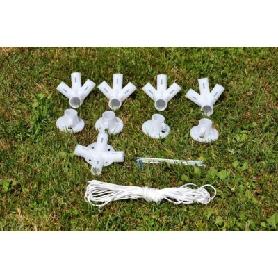 Garthen 384 Zahradní párty stan modrý 3 x 3 m – Zboží Mobilmania